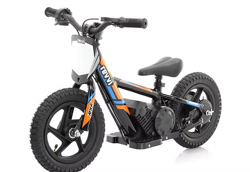 REVVI 12" Kid's Electric Balance Bike - Metal Frame and Rubber Tyres