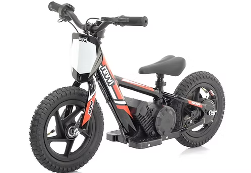 REVVI 12" Kid's Electric Balance Bike - Metal Frame and Rubber Tyres