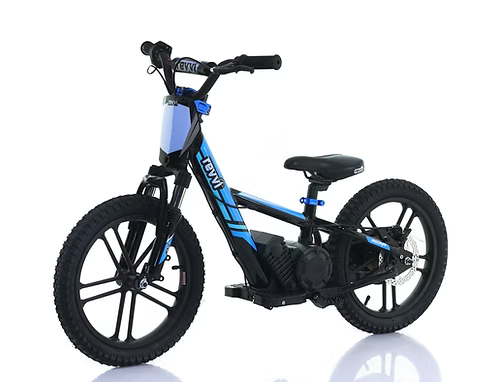 REVVI 16" Plus Kid's Electric Balance Bike - Metal Frame, Disc Brake, Front Suspension
