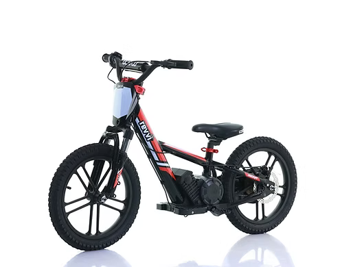 REVVI 16" Plus Kid's Electric Balance Bike - Metal Frame, Disc Brake, Front Suspension