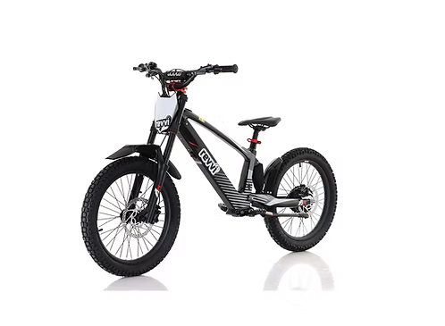 REVVI 20" Kid's Electric Bike - Hydraulic Brakes, Front & Rear Suspension
