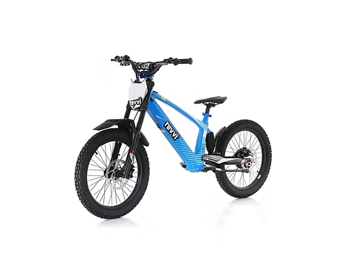 REVVI 20" Kid's Electric Bike - Hydraulic Brakes, Front & Rear Suspension