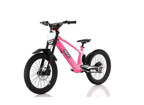 REVVI 20" Kid's Electric Bike - Hydraulic Brakes, Front & Rear Suspension