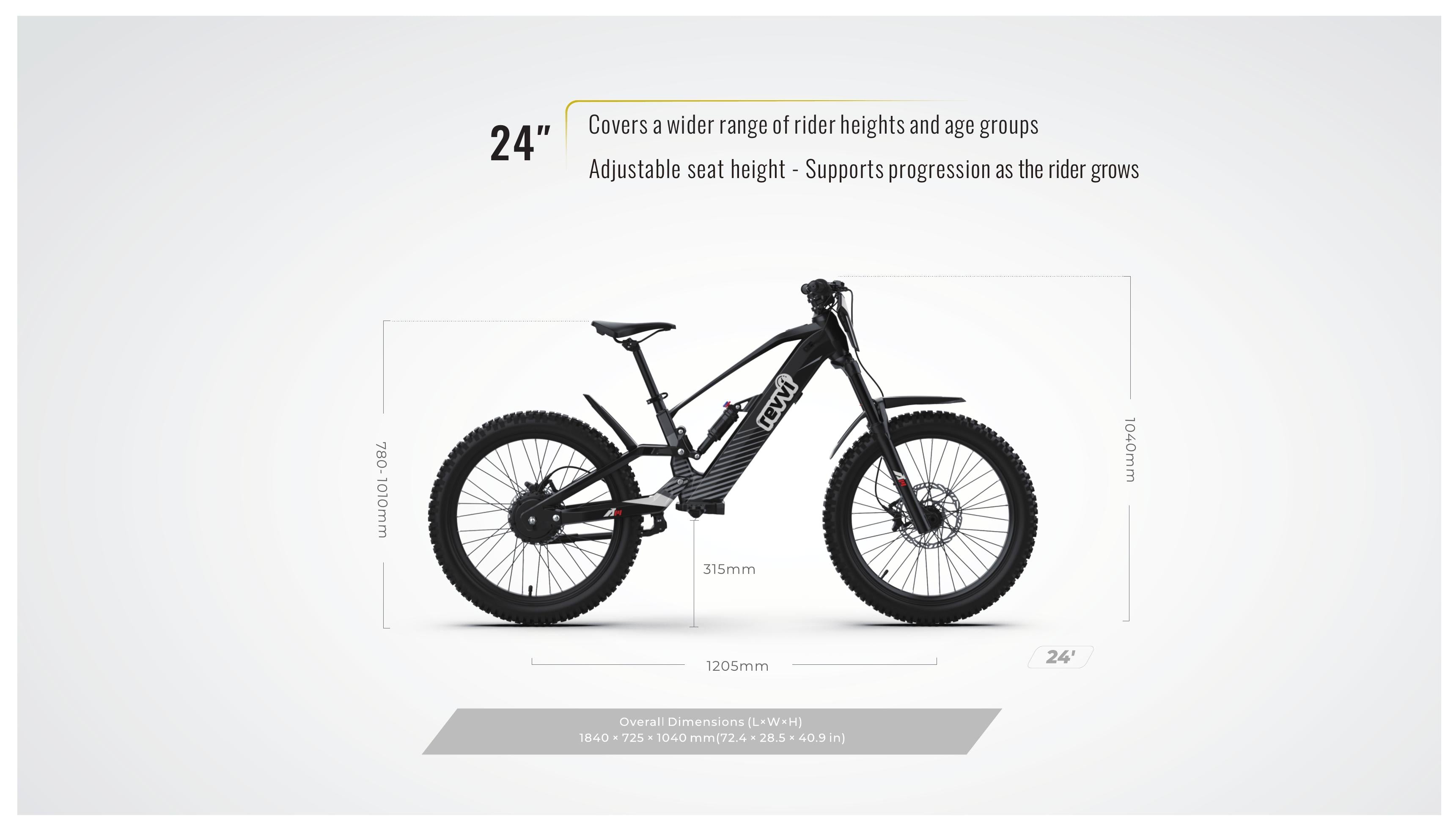 REVVI 24" Electric Bike - Launching 2026 (Pre-Order)